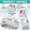8 Pcs Nursing Caps for Women, Working Cap with Button,