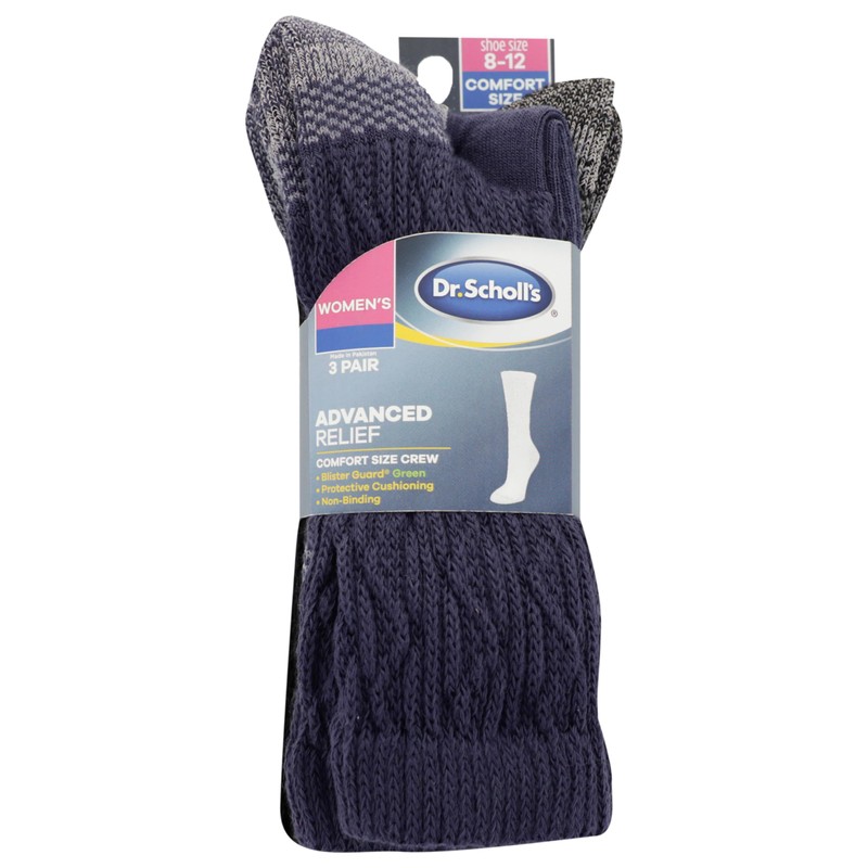 Dr. Scholl's Womens Advanced Relief Blisterguard - 2 & 3