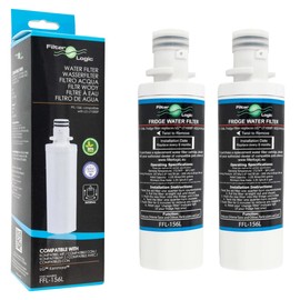 FilterLogic FFL-156L | 2 x Fridge Water Filter Compatible with LG LT1000P ADQ747935 ADQ74793501 Filter