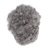 Curly Gray Short Afro Wig Synthetic Hairstyles Grey Black Short