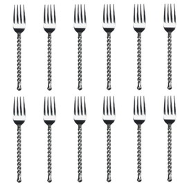 Gourmet Settings Silver Tear 18/10 Stainless Steel Salad Fork (Set of Twelve)