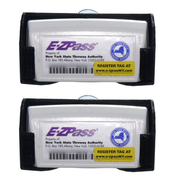 Free Thought Designs Toll Transponder Holder for New I-Pass and EZ Pass 3 Point Mount (2 Pack)