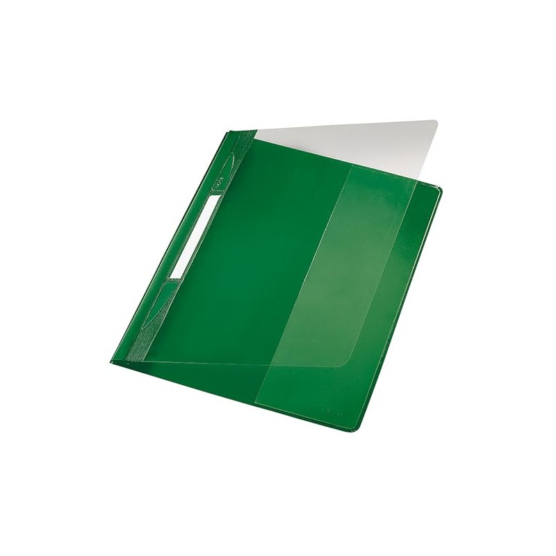 Leitz Exquisite File Folder DIN A4 Wide PVC Green Pack