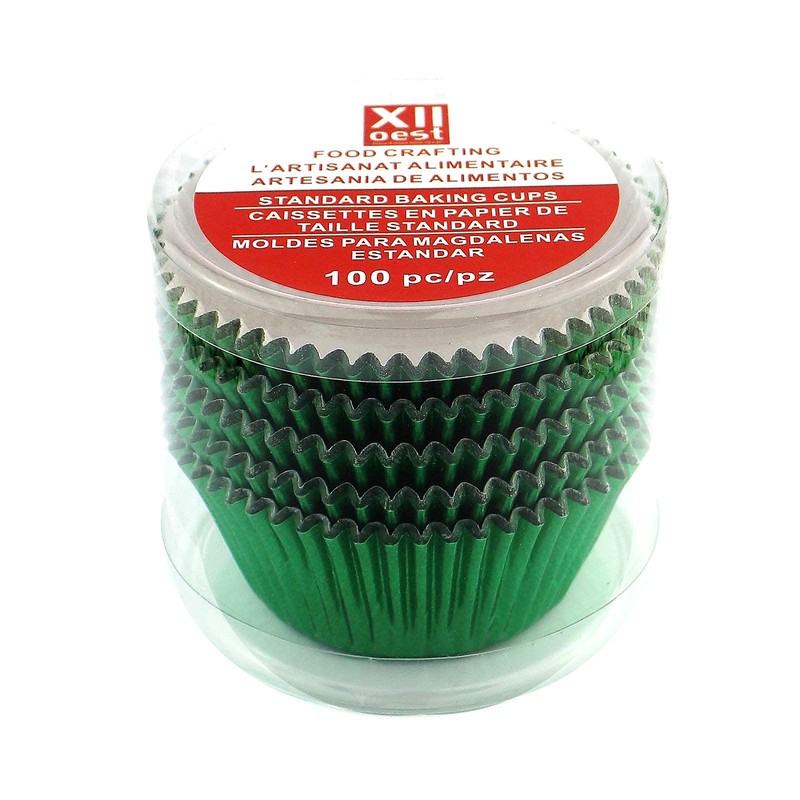 Foil Cupcake Liners, Baking Cups Standard Muffin Wrappers for Party,