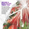 Quart Food Storage Bags with Twist Ties, 600 Count, Disposable