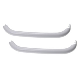vhbw 2 x Door Handles Compatible with Bosch KGE32 Series, KGE32xx Fridge Oven - Replacement for Bosch 369542