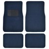 BDK Premium Carpet Blue Floor Mats for Cars - Universal