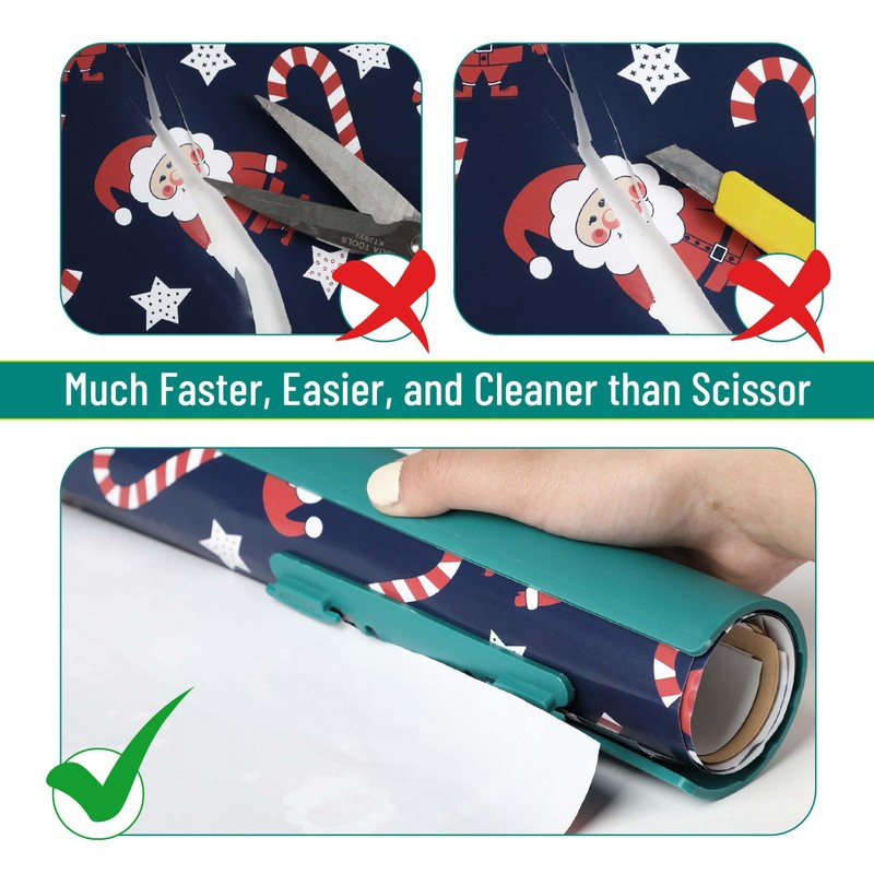 Mr. Pen- Wrapping Paper Cutter, 2 pcs, Deep Teal, Gift
