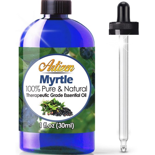 Artizen Myrtle Essential Oil (100% Pure & Natural - UNDILUTED) Therapeutic Grade - Huge 1oz Bottle - Perfect for Aromatherapy, Relaxation, Skin Therapy & More!