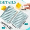 Havawish 10 Pcs Ice Bin and Round Ice Cube Trays