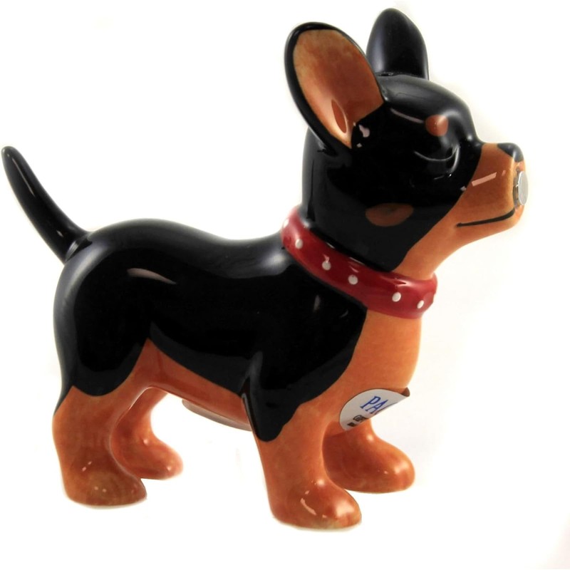Pacific Trading Kissing Chihuahuas Pucker Up Pups, Salt and Pepper