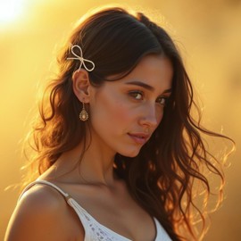 Lnngub 4 Pcs Hair Barrettes for Women, Metal Bow Hair Clips Elegant Cute Bow Hair Pin Gold and Silver Bows Hairpins Barrettes Hair Accessories Hair Styling Pins for Women Girls