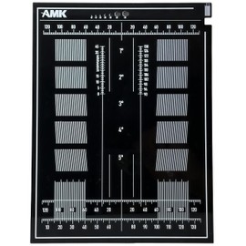 AMK Acrylic RC Setup Board for 1/24 1/28 Mini-Z Mini-Q DRZ Mini-D Cars, Adjustable Camber & Toe Angle Tuning System, Universal Mini Drift Car Alignment Tool