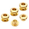 PATIKIL 5mm(1/5 Inch) Solid Brass Hole Eyelets, 4 Pcs Arc