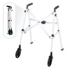 Stander Space Saver Walker, Lightweight Folding Rolling Mobility Aid for