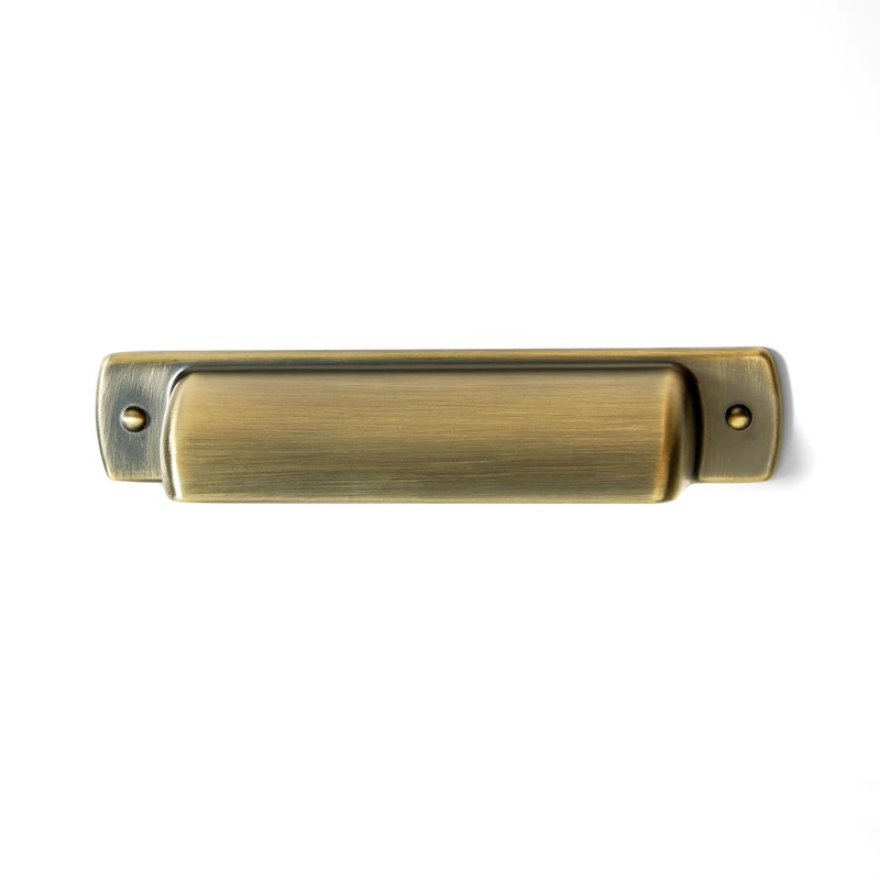khtumeware 6 Pack 5 Inch(128mm) Kitchen Cabinet Handles,Brushed Antique Brass