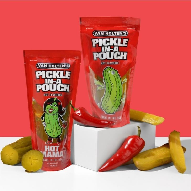 Van Holten's Pickles - Variety Pickle-In-A-Pouch Sampler - 8 Pack