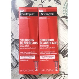 Neutrogena Stubborn Blackheads Daily Serum - 1 fl oz - Lot of 2