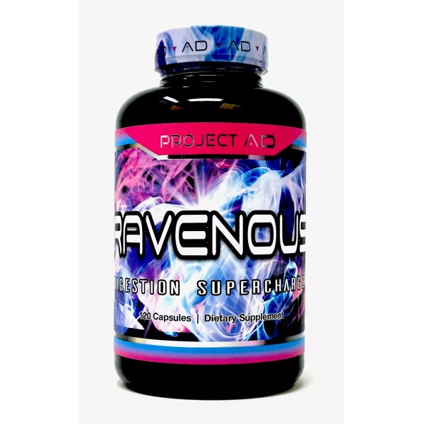 PROJECT AD RAVENOUS Digestive Support 120 Capsules