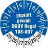 200 test labels 30 mm bearing equipment tested DGUV rule