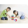 54 PCS Building Blocks with Dice, Wooden Balance Game, Table