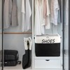 Large Entryway Shoe Storage Organizer, Shoe Basket for Entryway with