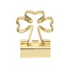 100pcs Flower Shape Binder Clips Strong Clamping Force Metal Cute
