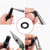 10 Sets of 3/8" Impact Wrench Retainer Rings with O-Ring,