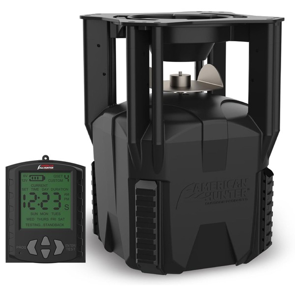 American Hunter XDE Feeder Kit | Hunting Versatile Automatic Durable Steel Control Box with Motor & Digital Timer for Deer Game Feeder