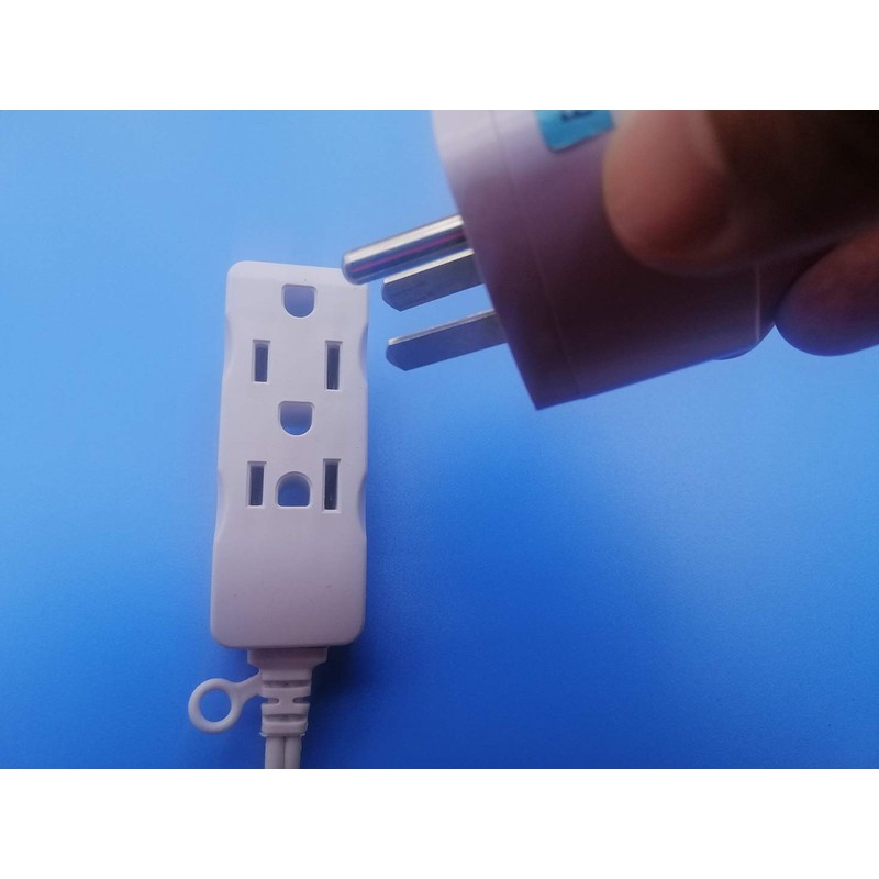 3 Outlet Surge Protector Power Strip, Input :2 Flat pins,Output:3X3pins,3FT,6Ft,9Ft,15Ft
