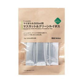 Muji 12070641 My Bottle Muscat & Green Rooibos, 10.5 fl oz (13 g) (1.3 g x 10 bags for 300 ml)