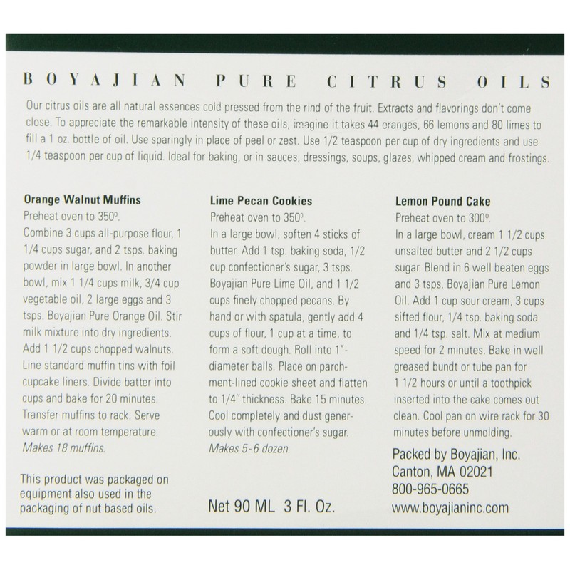 Boyajian Pure Citrus Oils 3 x30ml