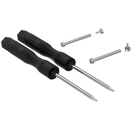Watch Band Lug Link Pins Fit for Garmin Fenix 7X/6X/Fenix 5X/Fenix 3 Screw Accessory, 26mm Metal Replacement Screws with 1Pair Screwdrivers Removal Tool for Garmin Tactix 7/ Descent Mk1 (Silver)