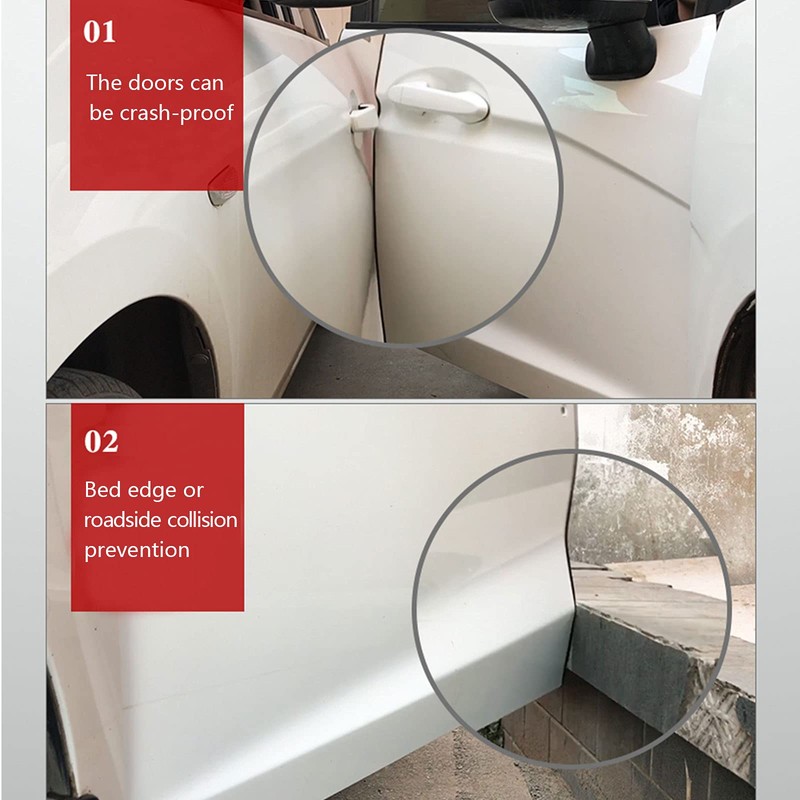 5ft-Automotive Door U Shape Entry Edge Guard-Flexible PVC-Weather Proofing for