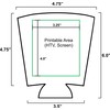 Blank Neoprene Pint Glass Coolie (12 Pack, Black)