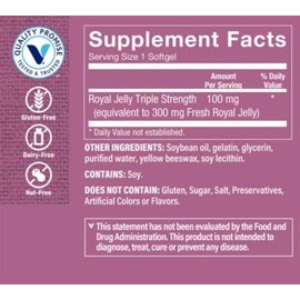 The Vitamin Shoppe Royal Jelly 300MG Once Daily (300 Softgels)