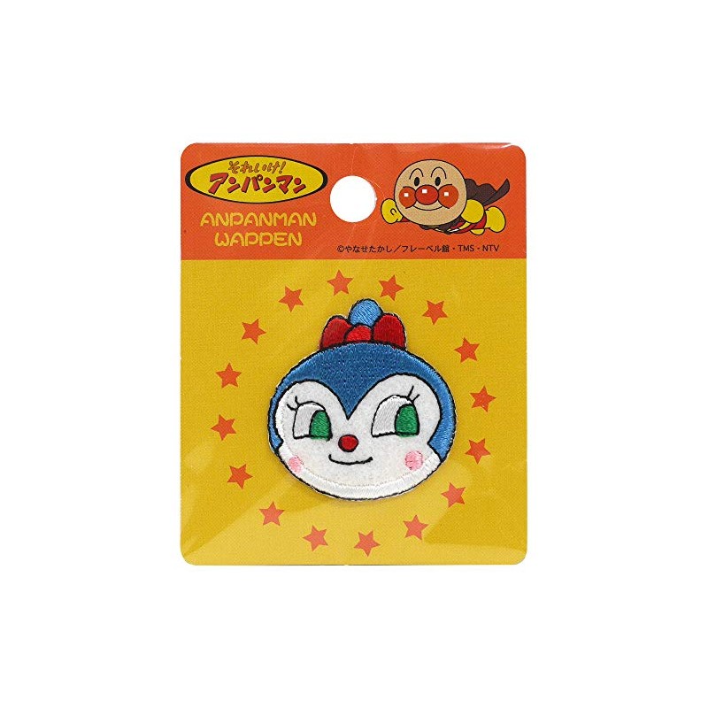 Inagaki Fashion Decorative Anpanman Mini Patch Coquin-chan ANA021 Blue