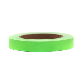 ChromaLabel 0.75 Inch Removable Adhesive Labeling Tape for Color Coding, 60 Yard Roll, Fluorescent Green