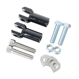TCMT 2.25" Passenger Foot Peg Support Mount Clevis Kit Fit For Harley Softail Standard Softail Springer Deuce Heritage Softail Classic Fatboy 2000-2006