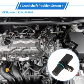 VekAuto 1 Stk. Kurbelwellenpositionssensor für MINI R50 R53 1.6 Cooper S 2002-2006 Robustes Metall Kunststoff Schwarz Motor Kurbel CKP Sensor