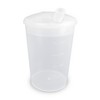 Plastic Beaker with Drinking Lid | Adult Drinking Cup Drinking