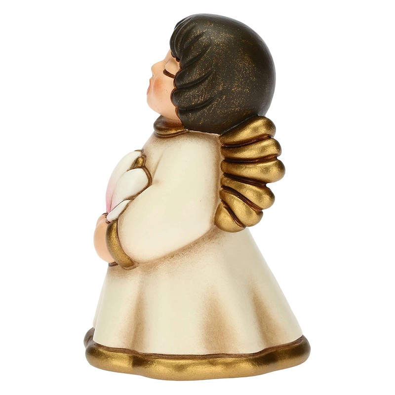 THUN - Guardian Angel with Lotus Flower - Ceramic -