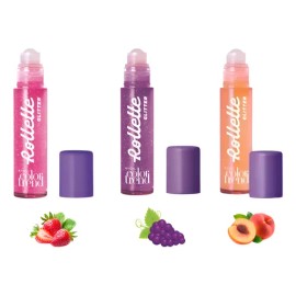 Brillo Labial Rollette Glitter Surtido 3pz Color Trend Avon                                                                                           