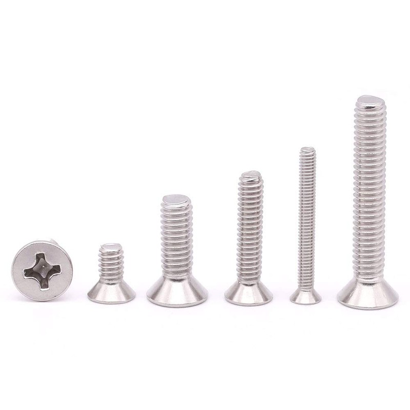 5/16-18 x 1-1/4" (20 Pack) Phillips Flat Head Machine Screws,
