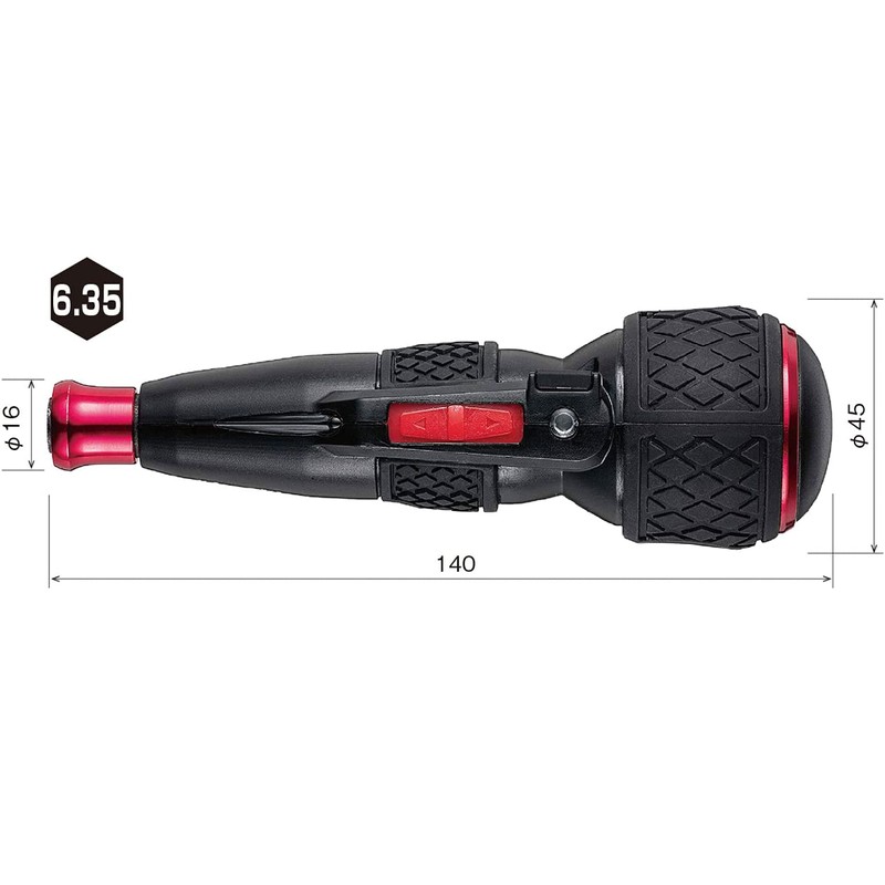 VESSEL Electric Ball Grip Driver (Body Only) Electric Dora Ball