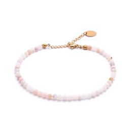 Pearl Anklet for Women, Foot Pearl Necklace with Certification of Authenticity, Real Natural Stone Anklet with 925 Sterling Silver or Gold-Plated Clasp, Women's Foot Jewellery