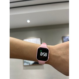 e-vibra Vibrating Alarm Watch Waterproof Wake Up Watch Silent Medical Reminder Watch - with Timer and 15 Daily Alarms (Pink)