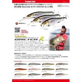 Mega Bath (Megabass) Lure oneten R + 2 (One Ten R Plus 2) Medium syanpankinkuro 37550 