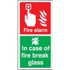 Sign, FIRE Alarm, Break Glass, SAV, Signs Personal Protection, SITE