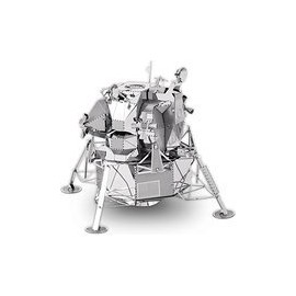 テンヨー(Tenyo) メタリックナノパズル 文化・科学・建物シリーズ アポロ月着陸船 T-MN-055 ステンレス素材 接着剤不要 暑さ0.2m 超精密レーザー加工 クラフト作品 立体模型 真鍮